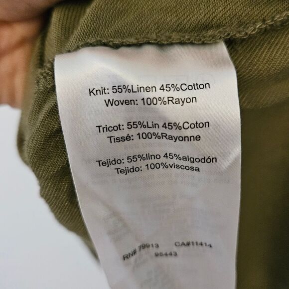 Motherhood Flowy Linen Top - Picture 4 of 6